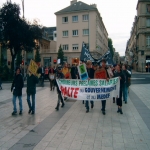 Manifestation contre le chmage et la prcarit le 8 octobre 2003 photo n40 